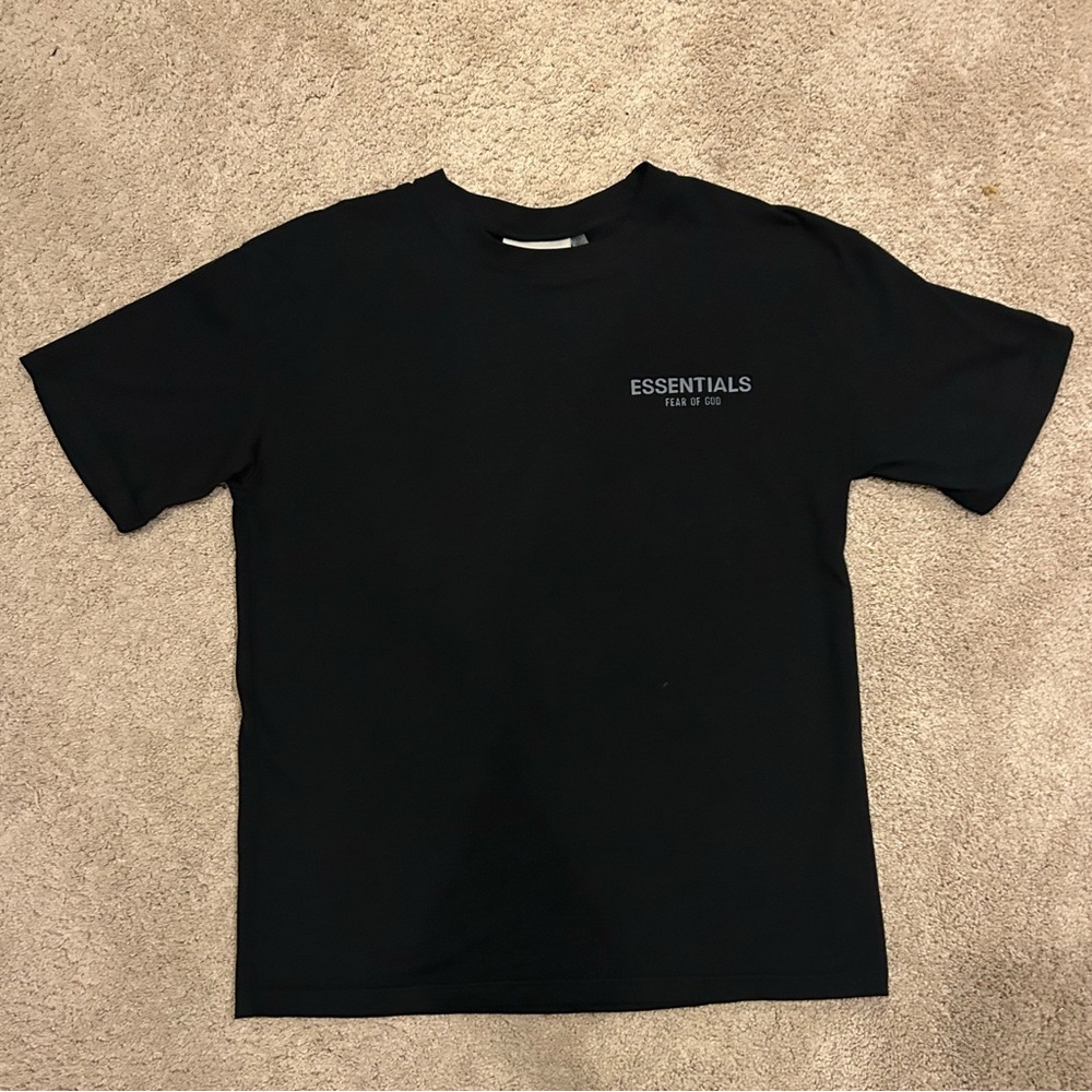 Fear of God Black Short Sleeve Tee